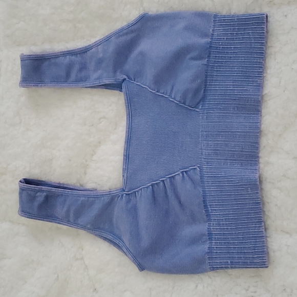 Free People Good Karma Bra Light Blue - Picture 5 of 8